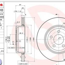 BREMBO 09A40511