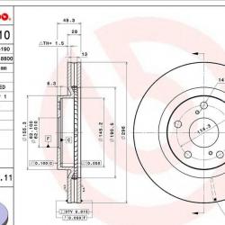 BREMBO 09A41711