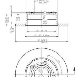 BREMBO 25175