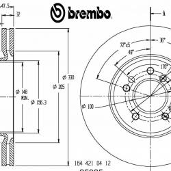 BREMBO 25925