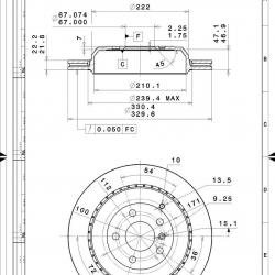 BREMBO 25928