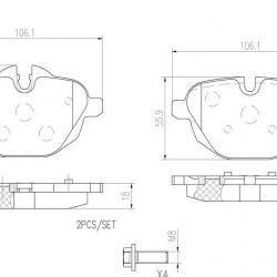 BREMBO P06064N