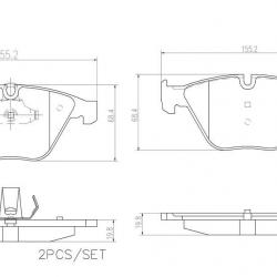 BREMBO P06081N