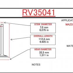 ITM ENGINE COMPONENTS RV35041