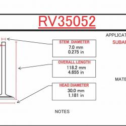 ITM ENGINE COMPONENTS RV35052