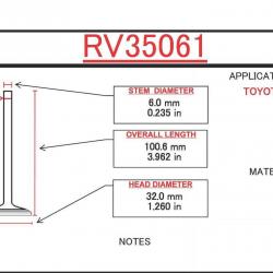 ITM ENGINE COMPONENTS RV35061