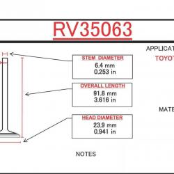 ITM ENGINE COMPONENTS RV35063