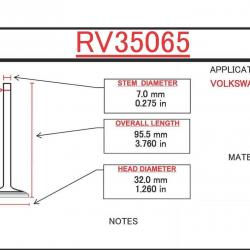 ITM ENGINE COMPONENTS RV35065