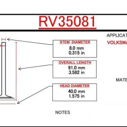 ITM ENGINE COMPONENTS RV35081