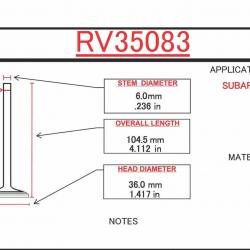 ITM ENGINE COMPONENTS RV35083