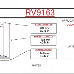 ITM ENGINE COMPONENTS RV9163