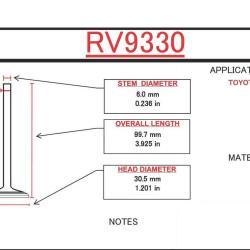 ITM ENGINE COMPONENTS RV9330
