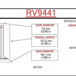 ITM ENGINE COMPONENTS RV9441