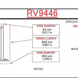 ITM ENGINE COMPONENTS RV9446