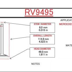 ITM ENGINE COMPONENTS RV9495