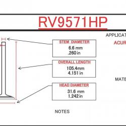 ITM ENGINE COMPONENTS RV9571HP