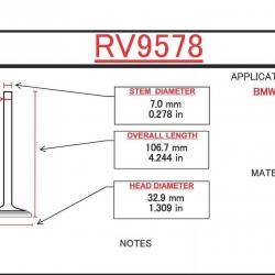 ITM ENGINE COMPONENTS RV9578