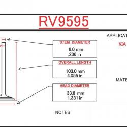 ITM ENGINE COMPONENTS RV9595