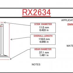 ITM ENGINE COMPONENTS RX2634