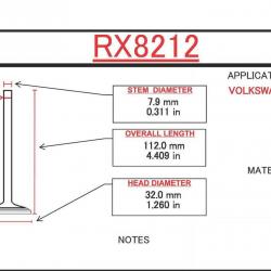 ITM ENGINE COMPONENTS RX8212