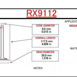 ITM ENGINE COMPONENTS RX9112