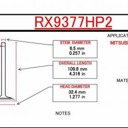 ITM ENGINE COMPONENTS RX9377HP2