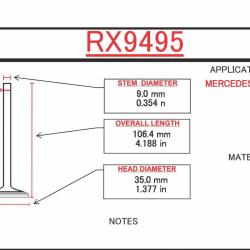 ITM ENGINE COMPONENTS RX9495