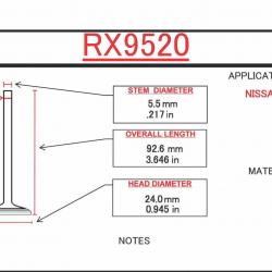 ITM ENGINE COMPONENTS RX9520