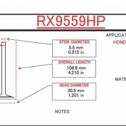 ITM ENGINE COMPONENTS RX9559HP