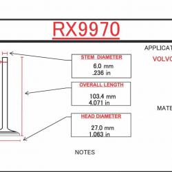 ITM ENGINE COMPONENTS RX9970