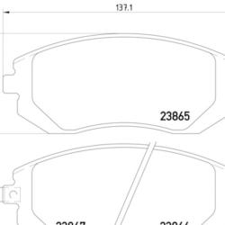 HELLA / PAGID 355010211