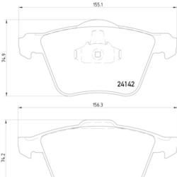 HELLA / PAGID 355013001
