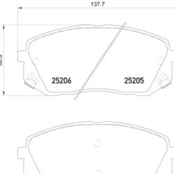 HELLA / PAGID 355015841