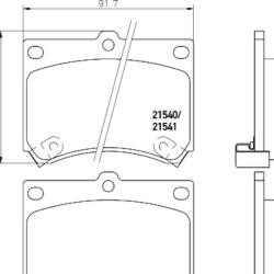 HELLA / PAGID 355034571