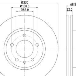 HELLA / PAGID 355109722