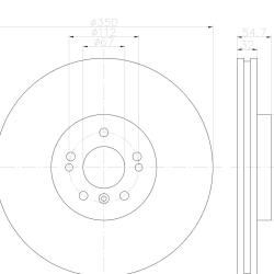 HELLA / PAGID 355113192