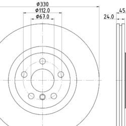 HELLA / PAGID 355122641