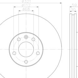 HELLA / PAGID 355122722