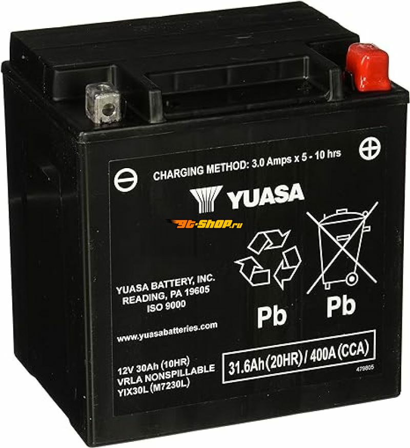 Yuasa Battery YUAM7230LPW YSA Maintenance Free Battery