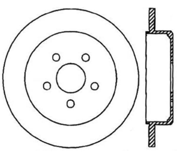 ST Slot & Drill Brake Rotors Stoptech 127.63054L