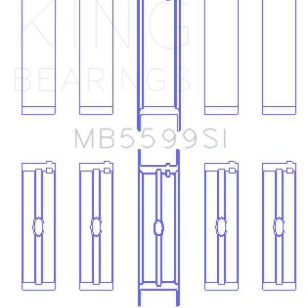 KING Main Bearings King Engine Bearings MB5599SI