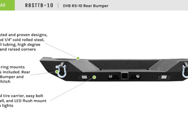 DV8 Offroad RBSTTB-10