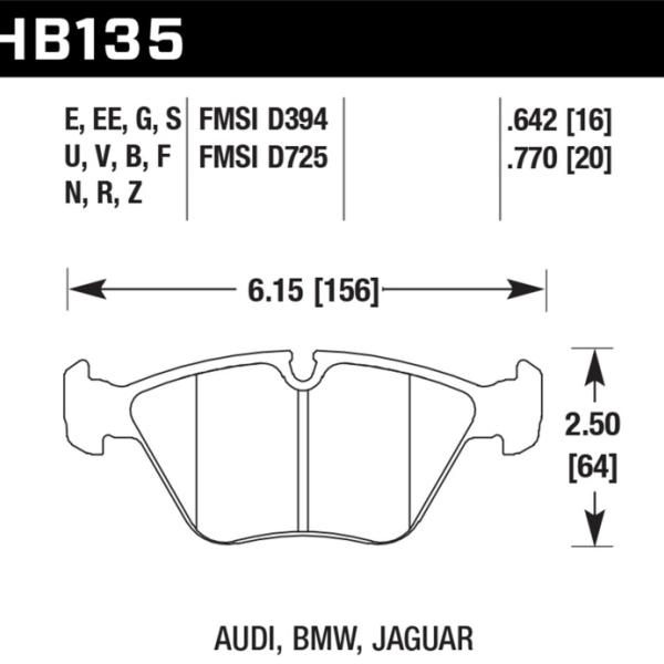 Hawk Performance HB135E.642
