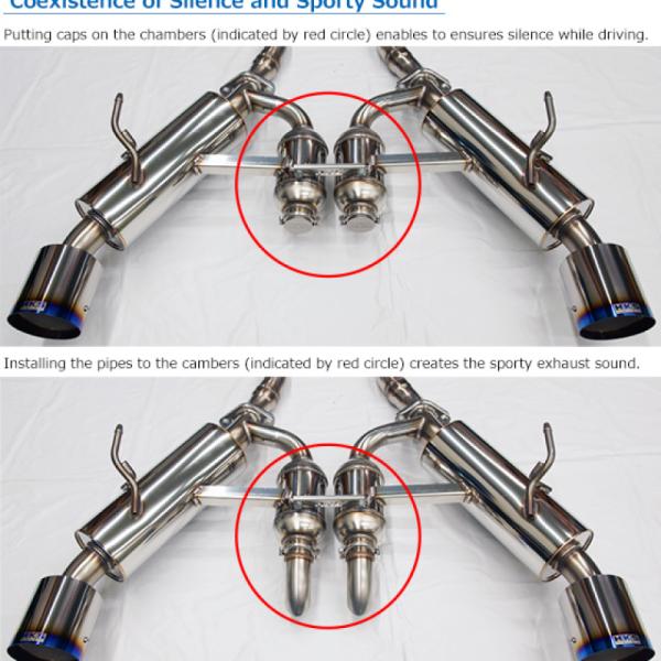 HKS Exhaust - Full Dual HKS 31014-KN001