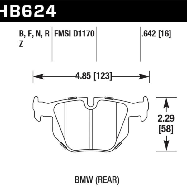 Hawk Performance HB624N.642