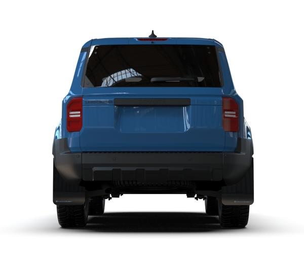 RAL UR Blk Flap/Blue Logo Rally Armor MF138-UR-BLK-LBL