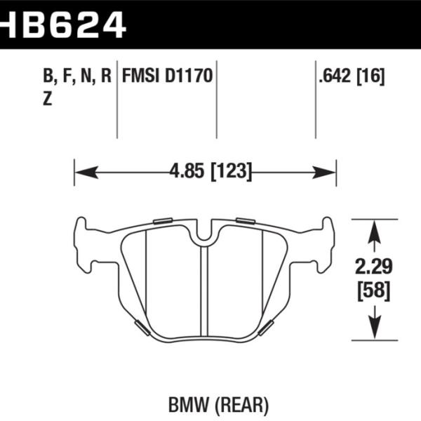 Hawk Performance HB624G.642