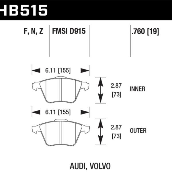 Hawk Performance HB515Z.760