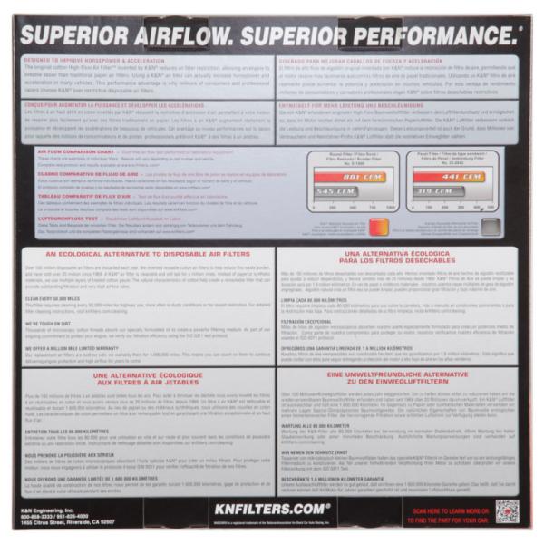 KN Drop in Air Filters K&N Engineering 33-2449