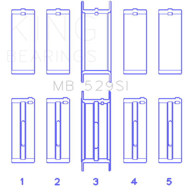King Engine Bearings MB529SISTDX